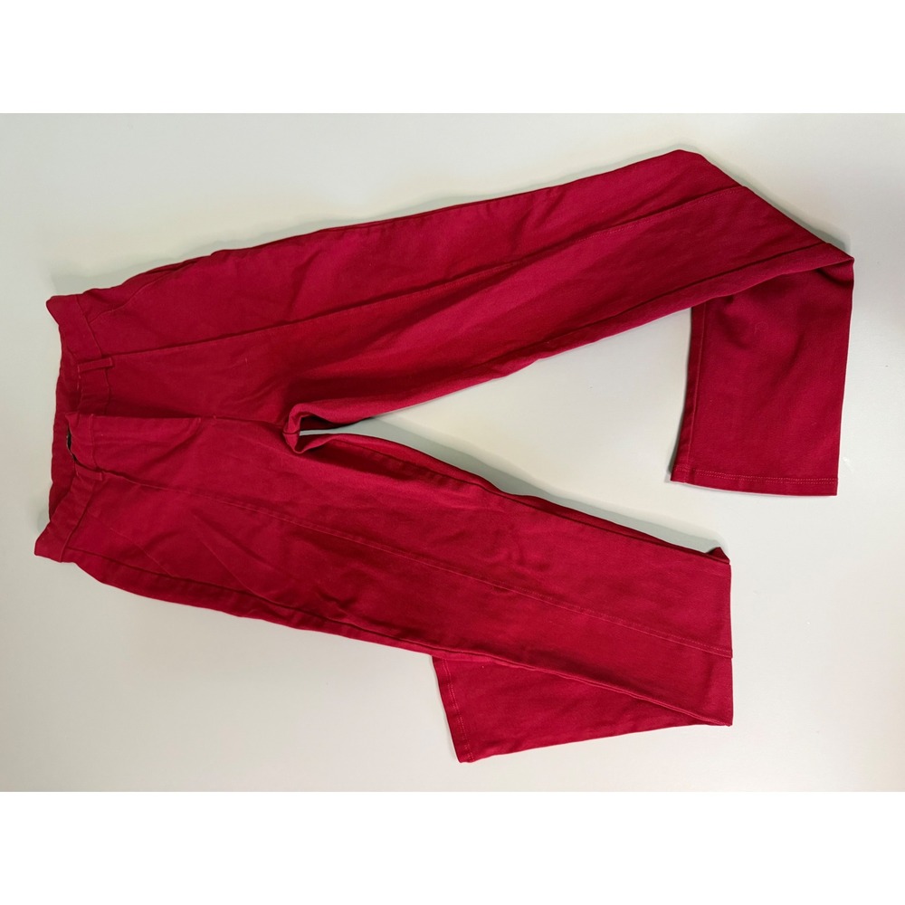 Fashion Nova Womens Red Slim Fit Stretch Trousers Size Small Solid Dress Pants